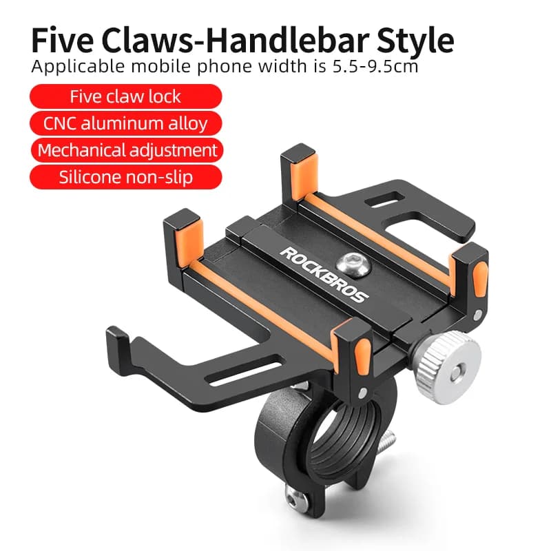 Aluminium 360° roterbar justerbar telefonholder