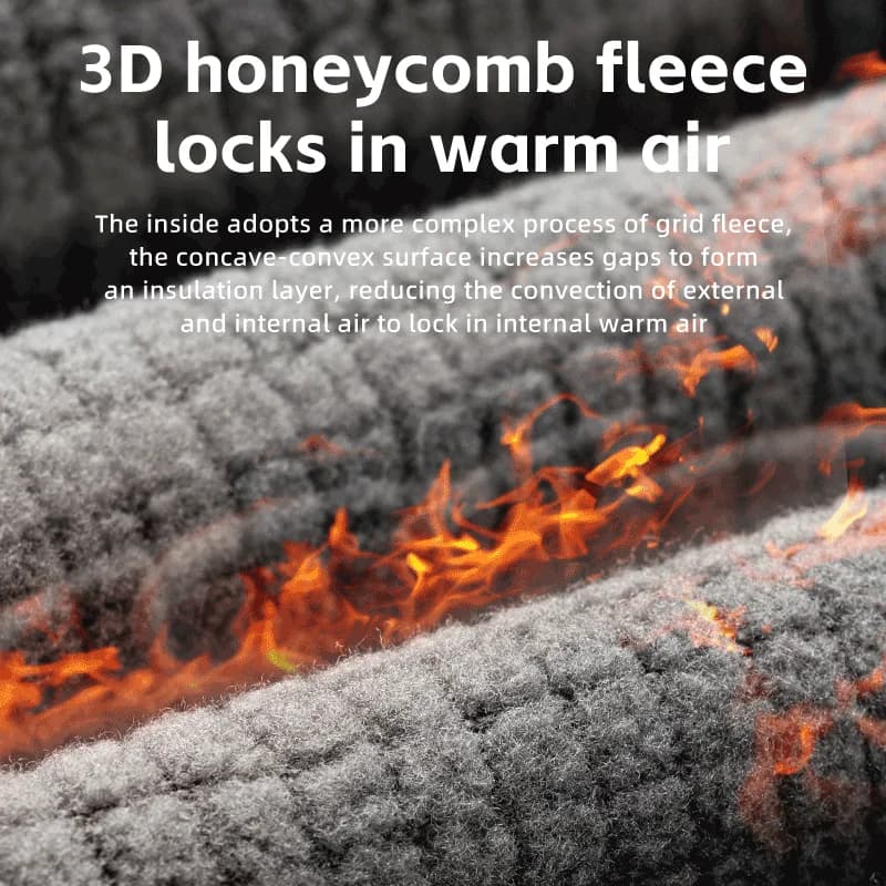 Vindtettede termiske fleece-sykkelbukser for vinter