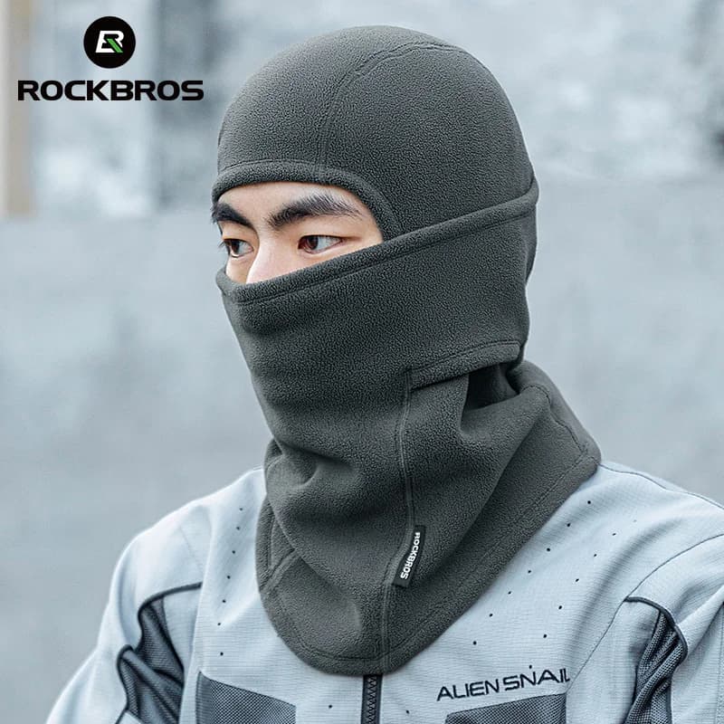 Vinter Vindtett Fleece Ansiktsmaske for Sykling