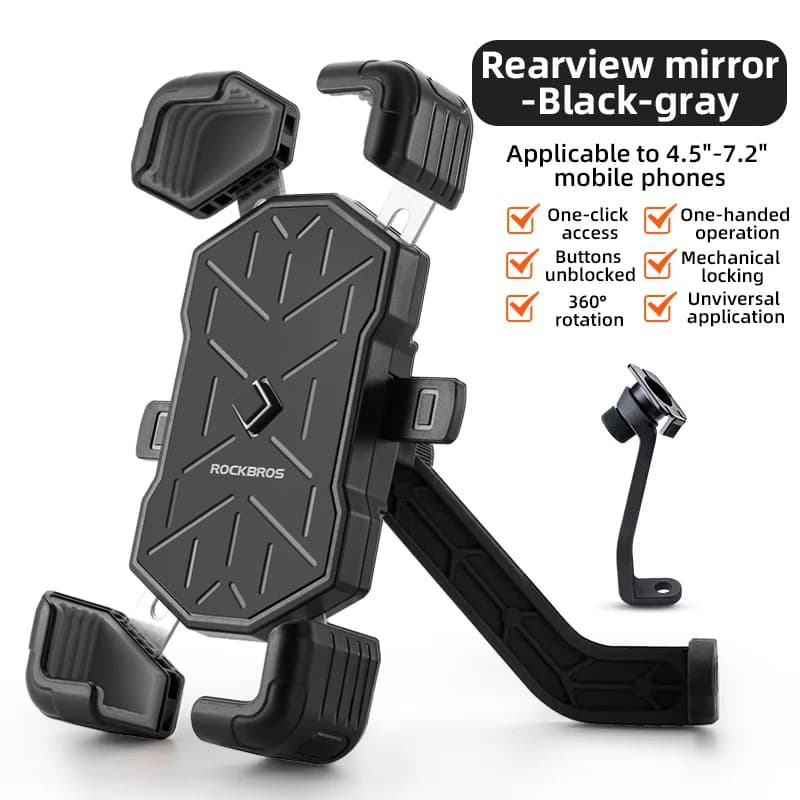 Universal telefonholder for sykkel (360 grader)